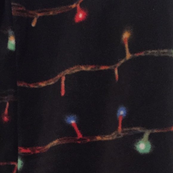 NWT Kids PJs size S, M String Lights Xmas Holiday - Picture 2 of 3